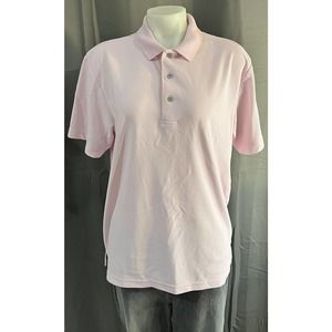 Grand Slam Performance Polo Golf Shirt Mens Size Medium Pink Short Sleeve